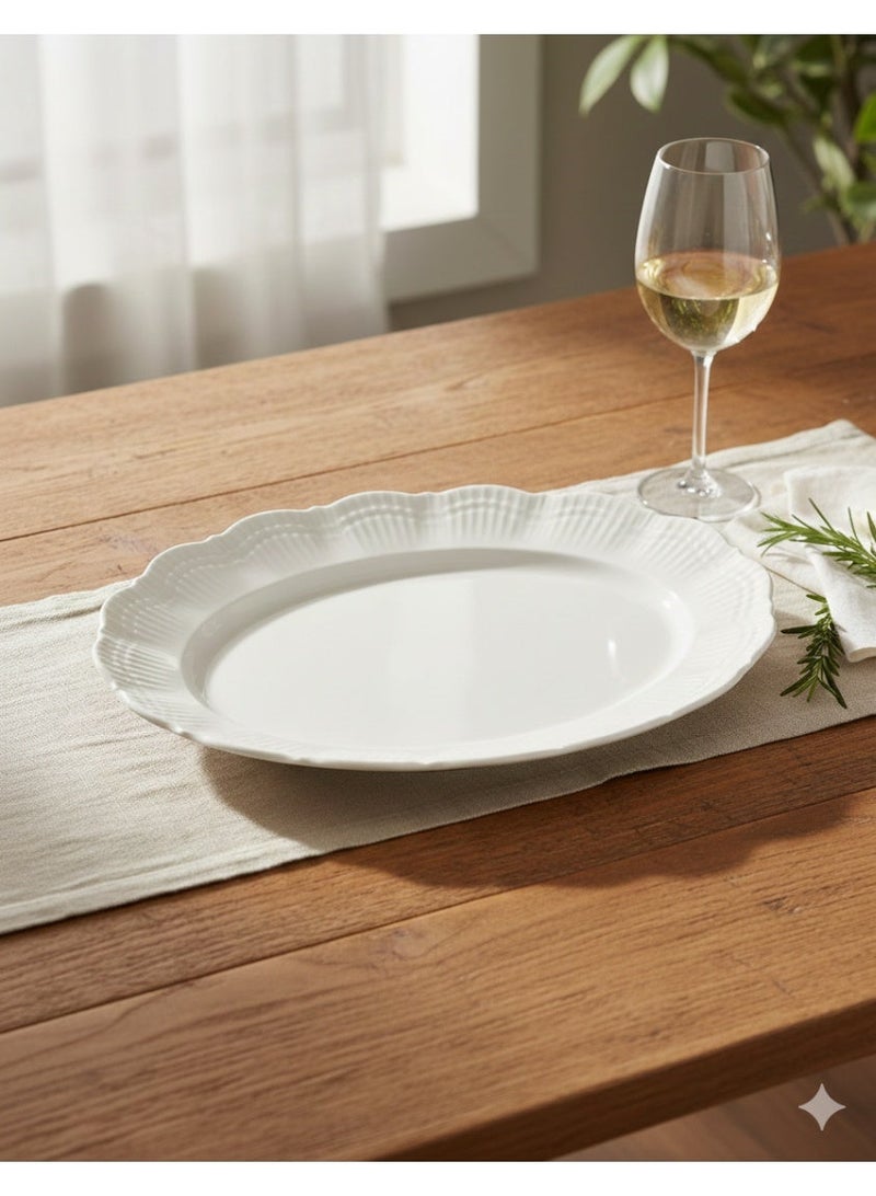 Rosa By Fathy Mahmoud Coral Service Box 42 Cm Size, White - Image 2